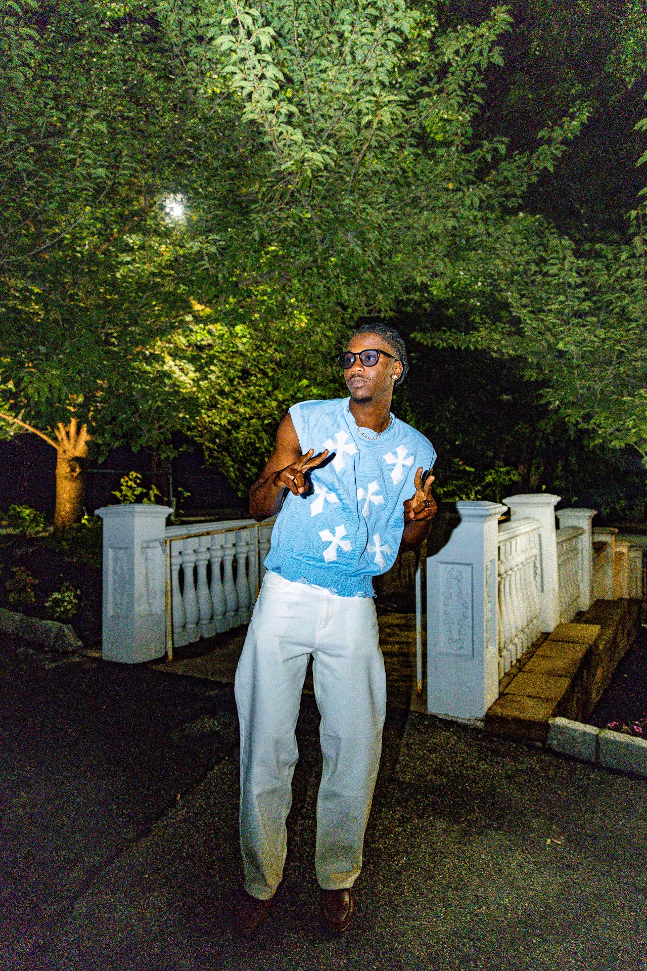 Premiere night — outdoor portrait