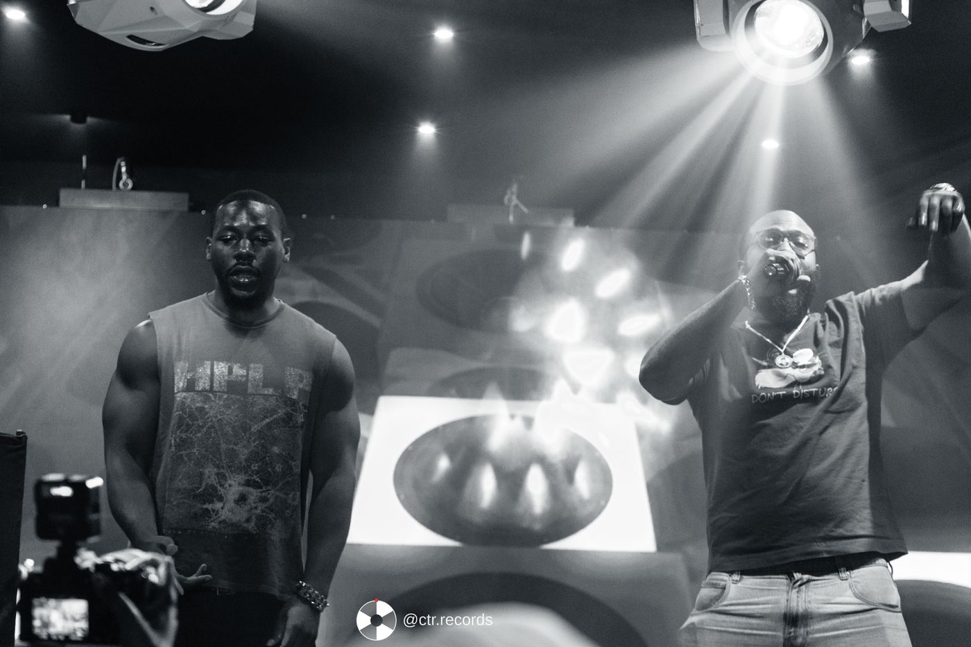 Light and smoke — on stage